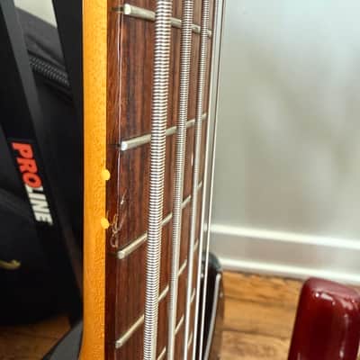 Fender Japan Jazz Bass V - CIJ 2002 - Sunburst image 8