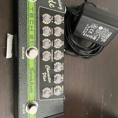 Tech 21 SansAmp Character Plus Series Screaming Blonde 2022 - Present - Green / Black image 1