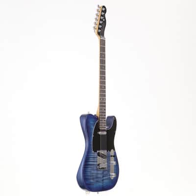 Fender Deluxe Edition American Ultra Telecaster Flame Maple Top Denim Burst Finish Striped EB FB [US21014908] (06/25) image 14