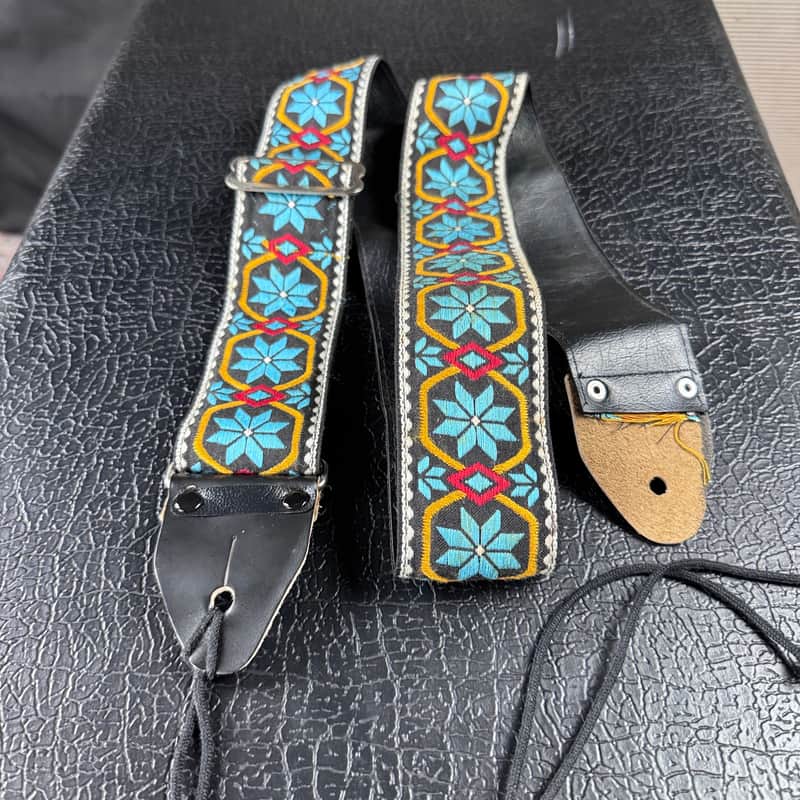 Ace Style Jacquard Guitar and Bass Strap - MIJ image 1