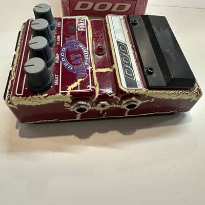 DOD Meatbox Prime FX32 USA Made vintage 90's old Sub Octave BASS effects pedal +box, papers image 5