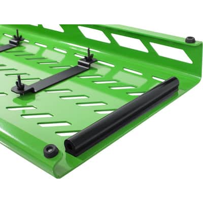 Gator Screamer Green Extra Large aluminum pedal board w/ carry bag and bottom mounting power supply bracket. Power supply not included. GPB-XBAK-GR image 10
