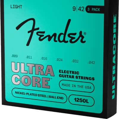 Fender Ultracore NPS 3-Pack Regular 1250 Electric Guitar Strings 9-42 image 2