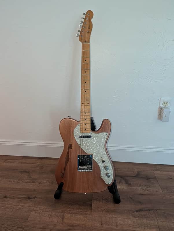 Custom Mahogany Thinline Telecaster | Nitro Finish | Allparts Chunky C Neck | Alnico Pickups image 1