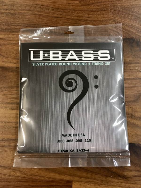 Kala Metal Round Wound 4-String U-Bass Strings KA-BASS-4 image 1