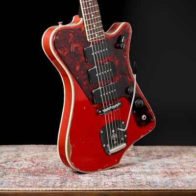 Castedosa El Halcón Baritone - 2025 - Aged, Trans Candy Apple Red. Ron Ellis JM Pickups. NEW, (Authorized Dealer) - image 4