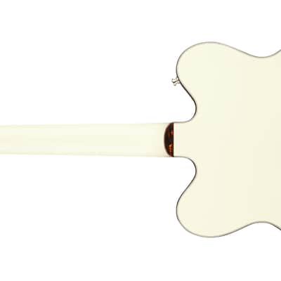 Gretsch G6636T-RF Richard Fortus Sig  Falcon Center Block with String-Thru Bigsby Ebony FB Vintage White with Case image 2
