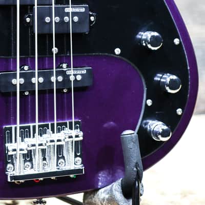 ESP LTD AP-204 Dark Metallic Purple ESP Designed Pickups 4-String Electric Bass image 8