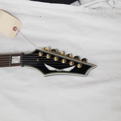DEAN V Straight Six electric GUITAR in Classic Black & Gold DMT Pickups - NEW 6 image 2