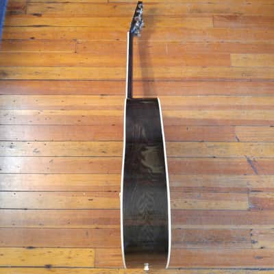 Hohner HW-420G Dreadnought Acoustic Transparent Black image 9