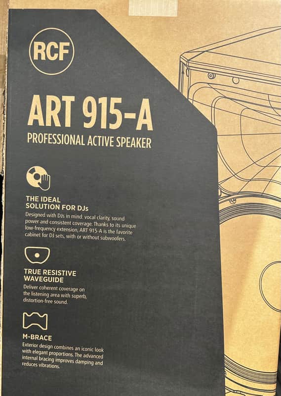 ( PAIR ) RCF ART-915A Active PA Speaker 2100-Watt - New Open Box image 1