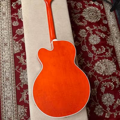 Gretsch G6120TG Players Edition Nashville Hollow Body Orange Stain 2022 w/ String-Thru Bigsby image 6