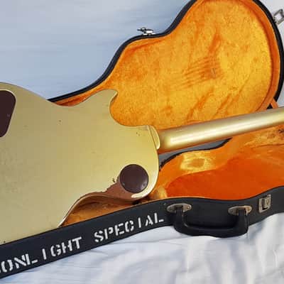 Vintage 1980 Gibson Les Paul Standard *Rare All Silver* USA Folk Art image 20