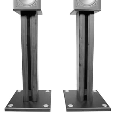Pair 26" Bookshelf Speaker Stands For Polk Audio T15 Bookshelf Speakers image 1