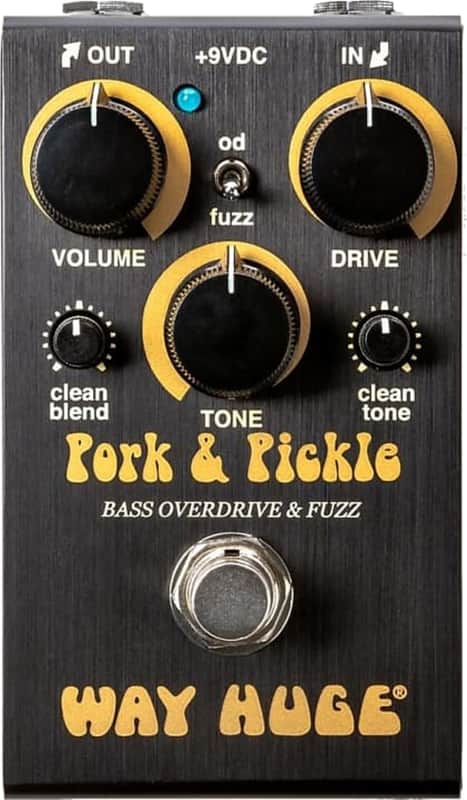 Way Huge WM91 Smalls Pork & Pickle Overdrive/Fuzz Bass Effects Pedal image 1