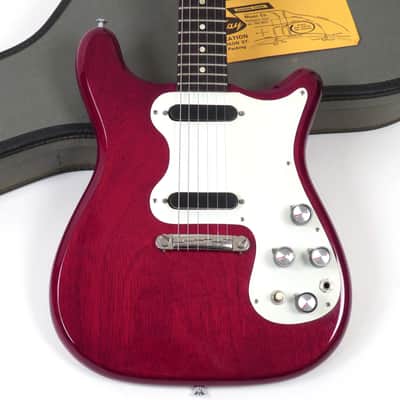1964 Epiphone Olympic Double Pickup SB772D Cherry "Under the Bed" Clean with Original Case! Gibson Kalamazoo Made image 1