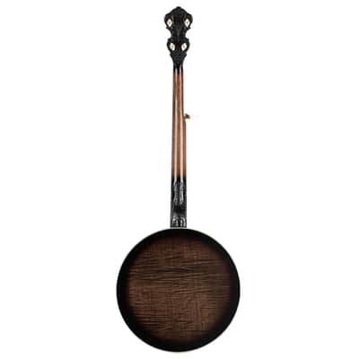 Ortega Falcon Series 5-String Resonator Banjo, Flamed Maple with Gold Hardware image 4