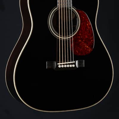 Bourgeois DS Vintage 12-Fret Indian Rosewood and Adirondack Spruce Black Top NEW image 1