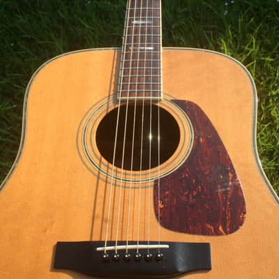 Morris TF-60 D size Guitar Jacaranda Body 1990's - Natural+Hard Case FREE image 19