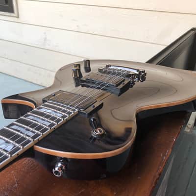 ESP Kiso Custom Shop Eclipse CTM 2009 See-thru Black image 4