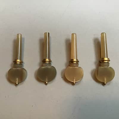 Violin or Banjo Tuning Pegs - Buffalo Horn image 1