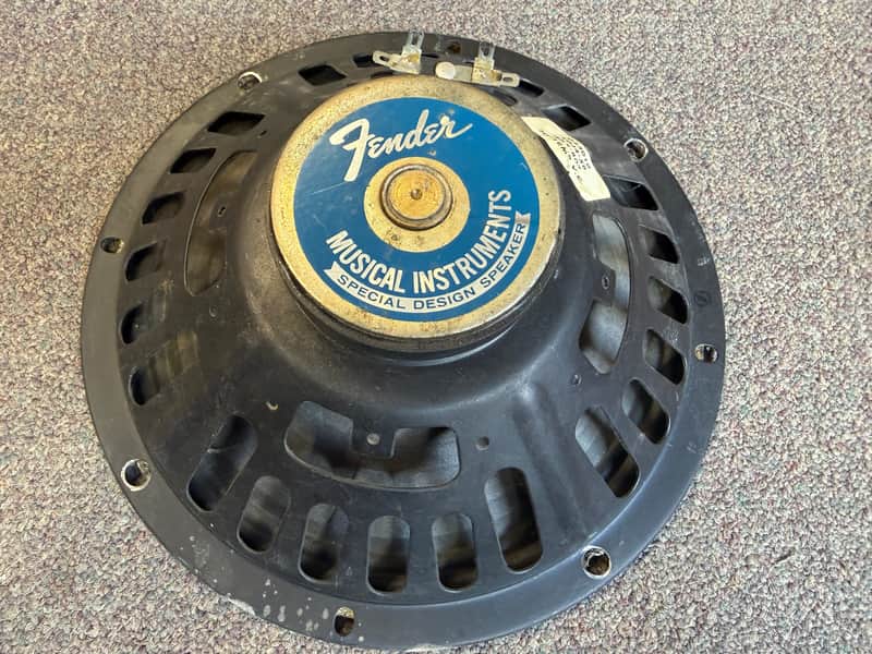 Oxford 10J4-5B 10" 8 ohm Guitar Speaker 1978 Blue - from Fender Princeton Reverb image 1