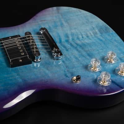 2021 Gibson SG Modern LH Left Handed - BBF Blueberry Fade | USA "AA" Flame Top Ebony Fretboard 24 Frets BurstBucker Pro Pickups Push Pull Coil Split 3.19kg | CoA OHSC image 16