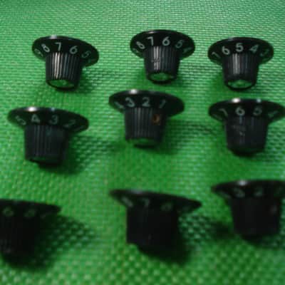 9 Vintage 1960's-1970's Fender Snowman 8 Knobs image 5