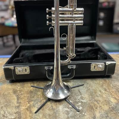 King 2055T Silver Flair Bb Trumpet with 1st Slide Trigger (Silver Plated) - Recently Overhauled by Master Technician image 1