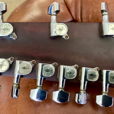 Alvarez DY 58 9 string Yairi Acoustic/Electric 1979 - Natural Wood image 9