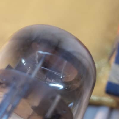 Raytheon JAN-JRP-6SN7WGT tNOS AT1000 TESTED Balanced! PI Vacuum Tube military brown base dual triode 1956-1959 image 5