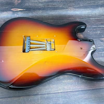 Fender Japan ST62 Stratocaster Body Sunburst with Original Bridge Made in Japan image 13