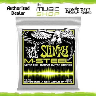 Ernie Ball M-Steel Regular Slinky 10-46 Electric Guitar Strings - 2921 image 1