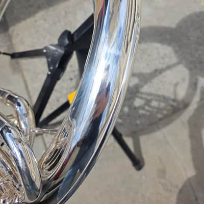 Eastman EPH495 Silver Bb Sousaphone - Professional image 16