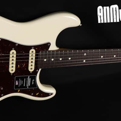 Fender American Professional II Olympic White Stratocaster Electric Guitar image 3