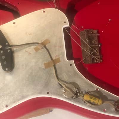1961 Vintage Pre-CBS Fender USA Musicmaster Dakota Red Nitro True Relic 22.5” Short Scale 3/4 Guitar HSC 6.1 Lb image 17