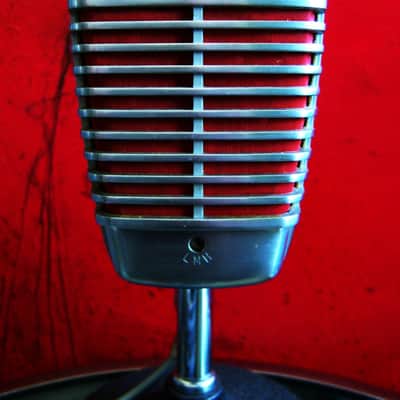 Vintage 1950's Shure 51 dynamic microphone w cable Nat King Cole 55 55S image 4