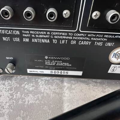 Kenwood KR-4200 Receiver image 7