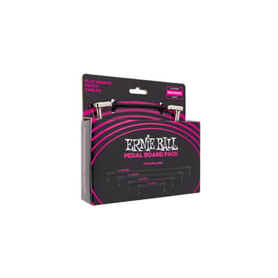 Ernie Ball 6224 Flat Ribbon Patch Cables Multi Pack image 2