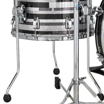 Ludwig *Pre-Order* Classic Maple 14x14" Digital Sparkle Floor Tom Drum w/Legs | Made in the USA | Special Order | Authorized Dealer image 1