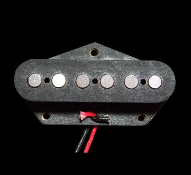 GuitarHeads SUPER TWANG PLUS Telecaster Tele Pickup - Alnico - BLACK - Bridge image 1