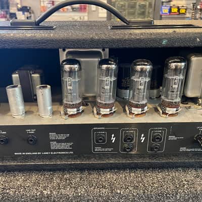 Laney AOR A100 Series 11 100 watt All Tube Guitar Amplifier Head 1990’s - Black image 11
