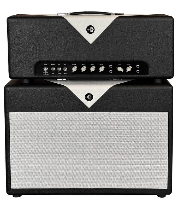 Divided by 13 FTR 37 Black Bronco, Ivory V Head w/ Matching 2x12 Cab image 1