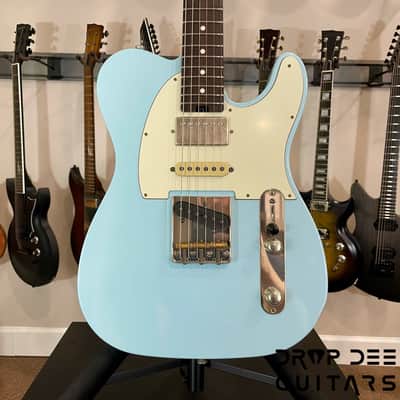 Schecter Custom Shop PT Wembley Studio Electric Guitar w/ Case-Sonic Blue Aged Nitro image 1