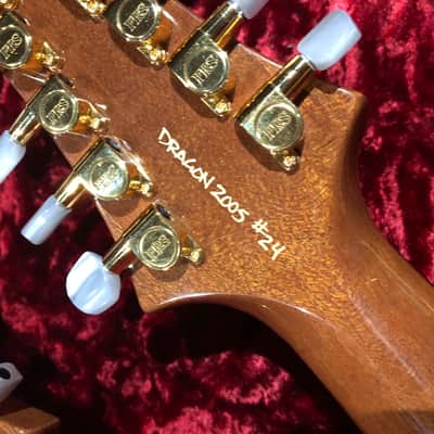 PRS Paul Reed Smith 20th Anniversary Double Neck Dragon 2005 Whale Blue image 8
