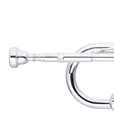 Levante Professional Bb Trumpet W Case Silver Plated W Monel Pistons LV-TR6301 2 Year Warranty image 4