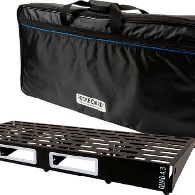 RockBoard QUAD 4.3 Pedalboard, 32.5" x 13" w/ Softcase image 1