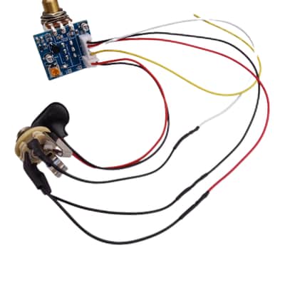 Boffin FX Push-Push Onboard Clean Boost Preamp 20dB 500K r Humbuckers, Super Strats & LPs image 3