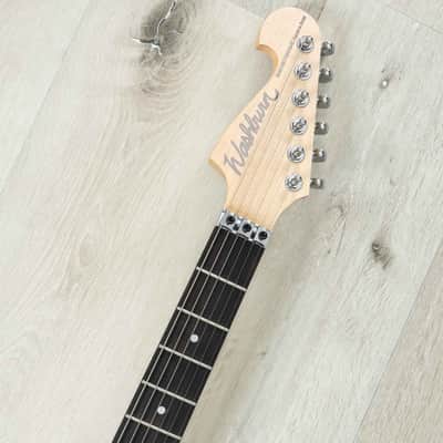 Washburn USA Nuno Bettencourt N4-NUNO VINTAGE Guitar, Ebony Fretboard, Natural image 8