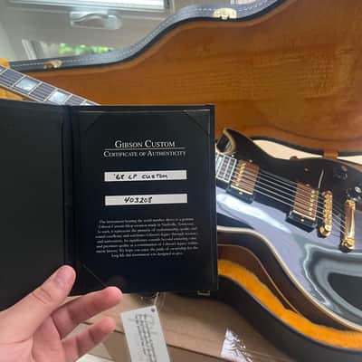 Gibson Custom Shop 1968 Les Paul Custom Reissue 2024 - Ebony image 3